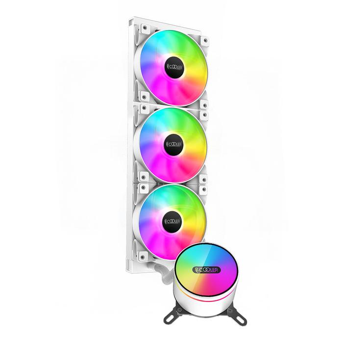 PCCOOLER / PC COOLER CL360 ARGB WHITE - LIQUID CPU COOLER WHITE - Image 2