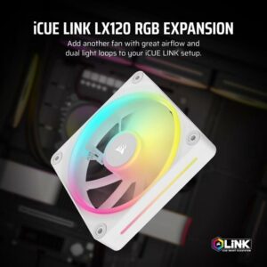 Fan Casing CORSAIR ICUE LINK LX120 RGB 120mm Single Pack - WHITE