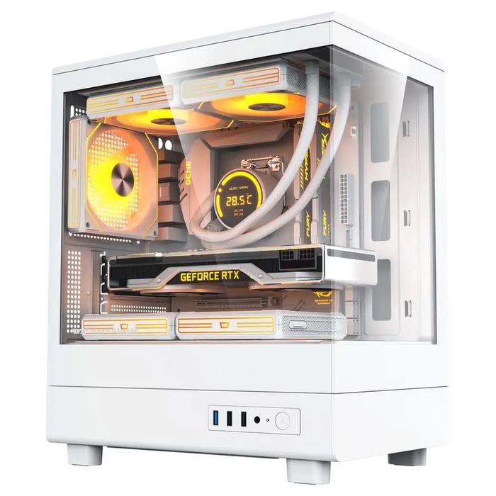 Casing Aigo DarkFlash DB330M Micro ATX - WHITE