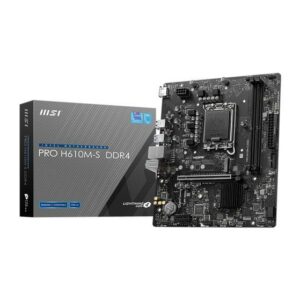 MSI PRO H610M-S DDR4 (Intel LGA 1700, DDR4, H610)