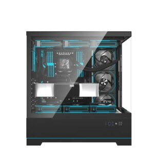 darkFlash DY451 / DY 451 PRO ATX PC Casing [Termasuk 1 Fan ARGB] - Hitam