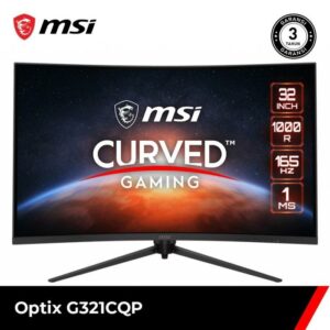 MSI OPTIX G321CQP WQHD VA 165Hz 1ms - CURVED GAMING MONITOR