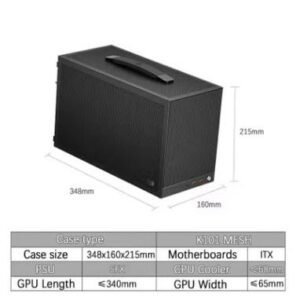 PCCOOLER / PC COOLER MINI K101 Mesh GREY - Mini ITX
