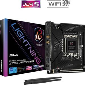 JualASROCK Phantom Gaming Z790I LIGHTNING WIFI (Intel LGA 1700, Gen12, Gen13, Gen14, Z790)