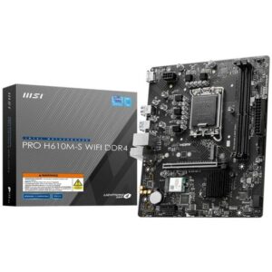 JualMSI PRO H610M-S WIFI DDR4 (Intel LGA 1700, DDR4, H610)