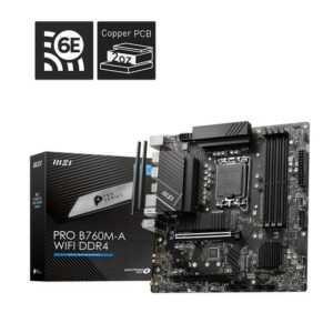 MSI PRO B760M-A WIFI DDR4 (Intel LGA 1700, Gen12, Gen13)