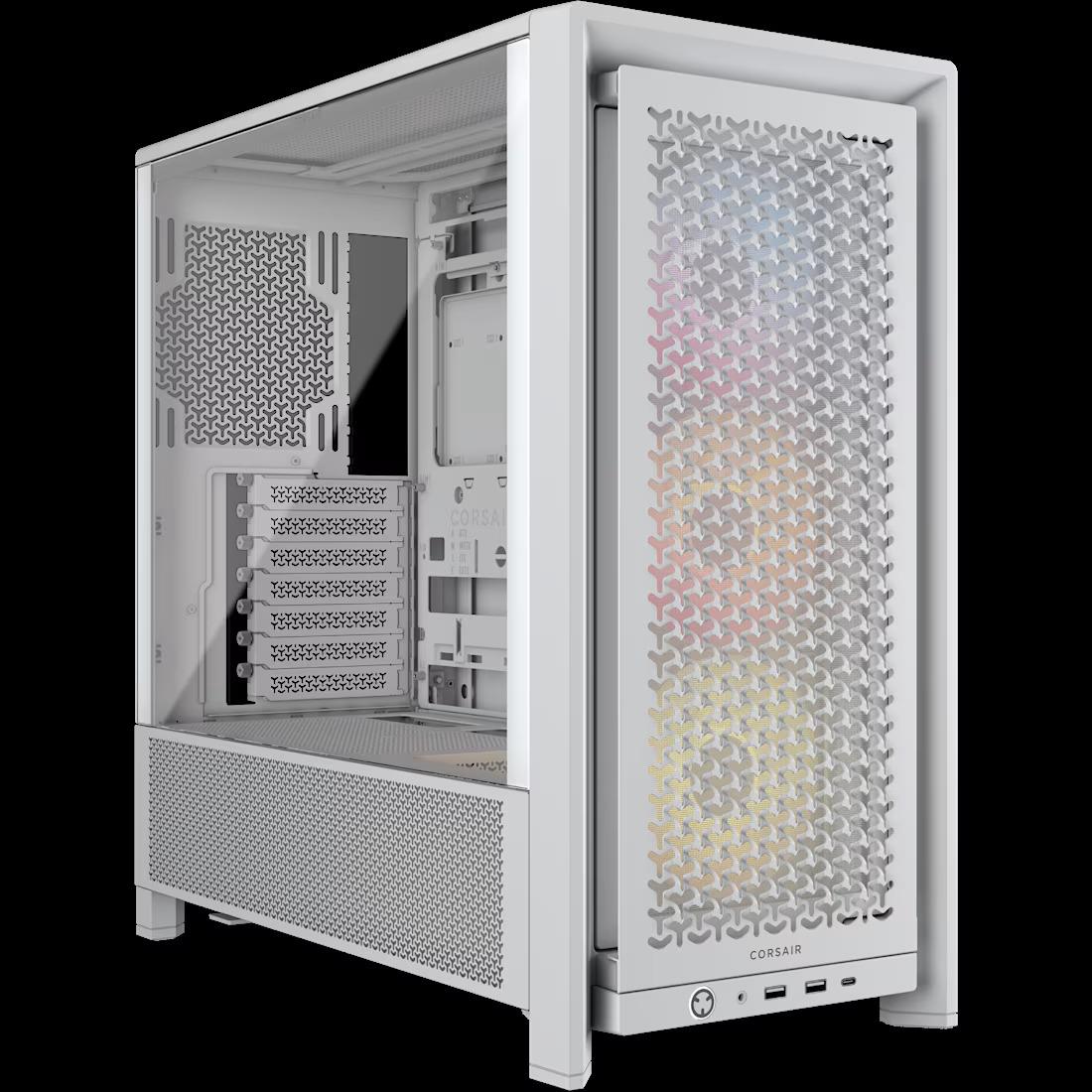 CASING CORSAIR FRAME 4000D ARGB Mid Tower - WHITE