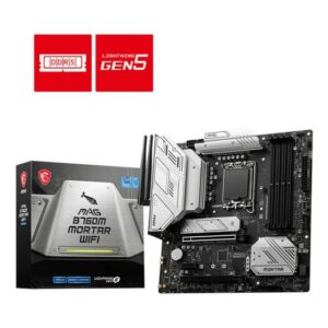 MSI MAG B760M MORTAR WIFI DDR5 (Intel LGA 1700, Gen12, Gen13)