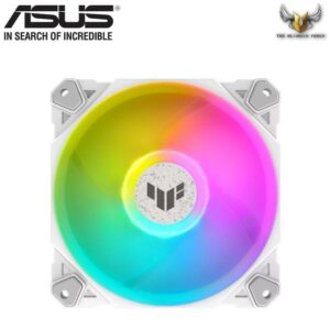 FAN CASING ASUS TUF GAMING TF120 ARGB - SINGLE PACK - WHITE