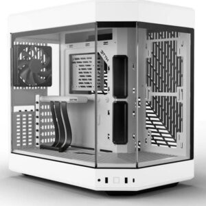 Casing HYTE Y60 + 3 FAN - ATX, mATX - SNOW WHITE