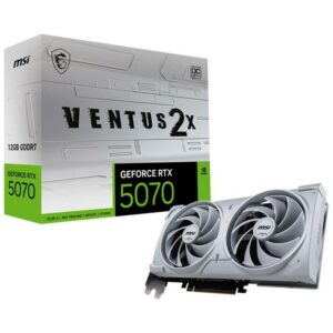 JualMSI GeForce RTX 5070 VENTUS 2X OC 12GB GDDR7 – WHITE