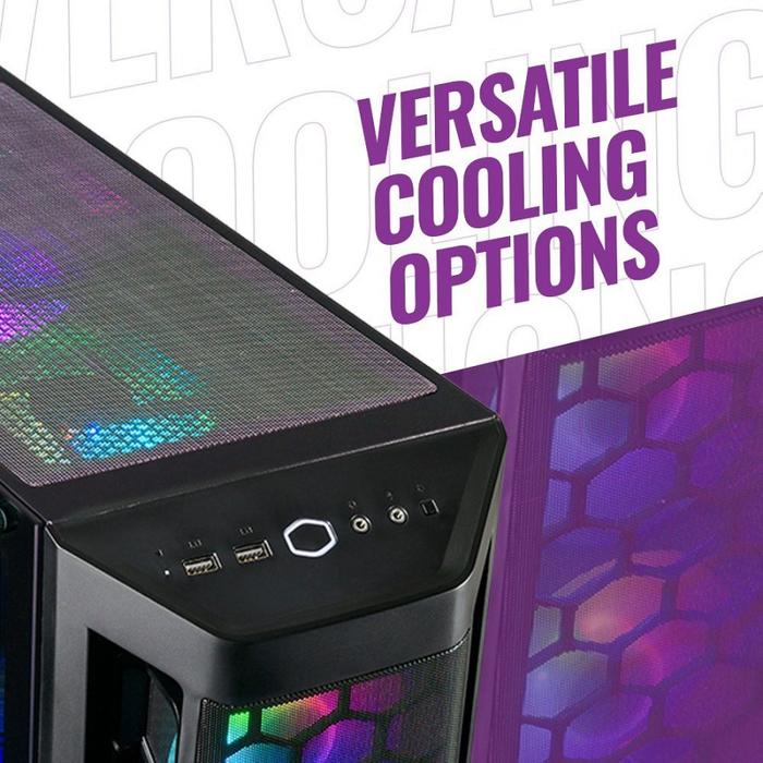 Casing COOLER MASTER MASTERBOX MB511 ARGB TEMPERED GLASS - Image 5