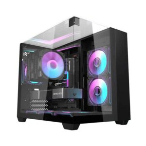 Casing DarkFlash TH285M - M-ATX PC Case - BLACK