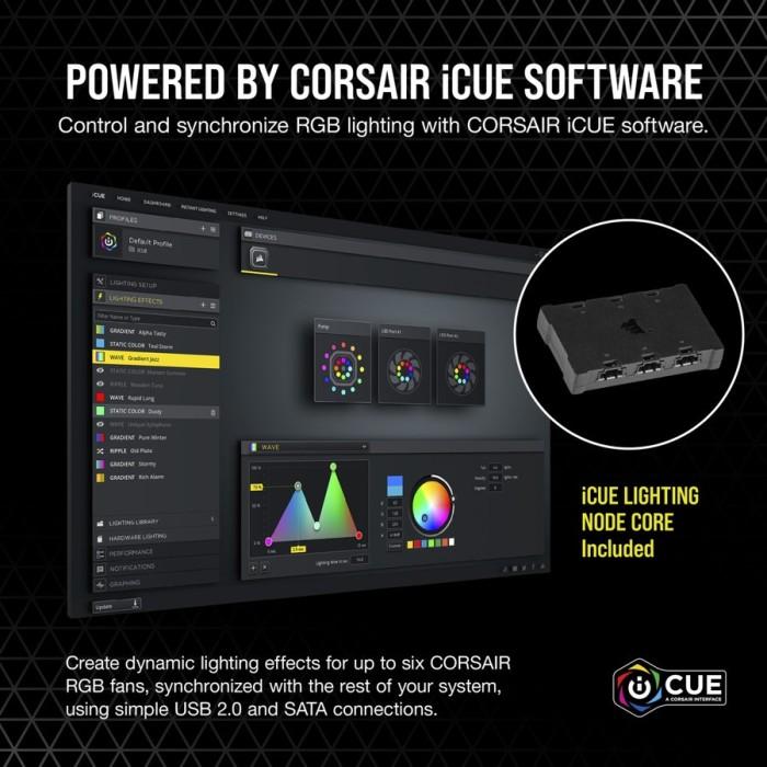 CORSAIR iCUE ML120 RGB ELITE PREMIUM PWM Magnetic - 12CM SINGLE FAN - Image 3