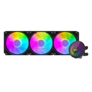 DarkFlash RADIAN DCS360 / DCS 360 ARGB 360mm AIO Liquid Cooler - BLACK