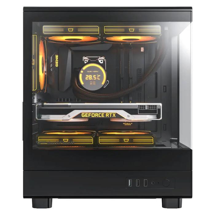 Casing Aigo DarkFlash DB330M Micro ATX - BLACK - Image 3
