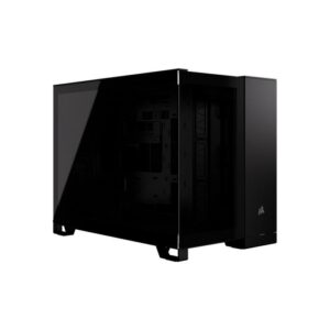 CASING CORSAIR 2500X TG BLACK - Micro ATX Dual Chamber PC Case