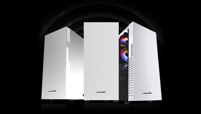 CASING VENOMRX ELDEN WHITE - Tempered Glass INCLUDE 3 FAN ARGB - Image 2