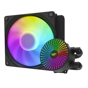 JualDarkFlash DC120 / DC 120 ARGB 120mm AIO Liquid Cooler – BLACK
