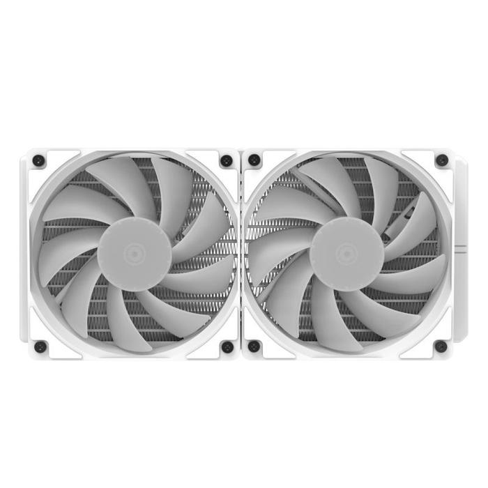 DarkFlash RADIAN DCS240 / DCS 240 ARGB 240mm AIO Liquid Cooler - WHITE - Image 3