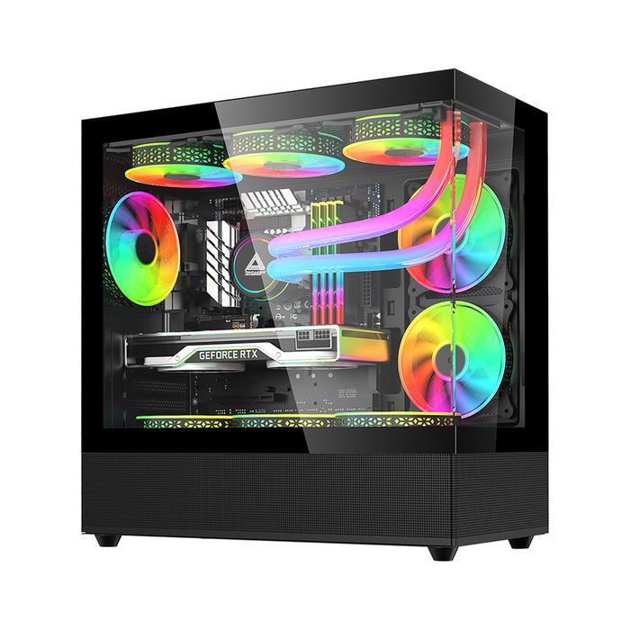Casing PARADOX GAMING MYTHOS V920 - MATX Case - BLACK - Image 2