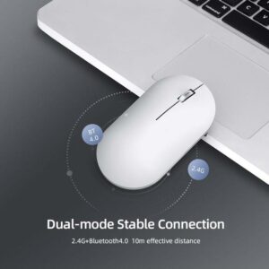 JualMouse Wireless DELUX M399DB 2.4G Bluetooth And Rechargeable Battery