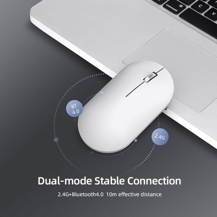 Mouse Wireless DELUX M399DB 2.4G Bluetooth And Rechargeable Battery