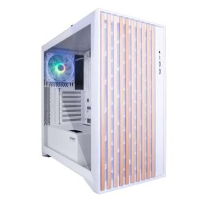Casing PARADOX GAMING BLADESTROM - ATX,  MATX Case - WHITE