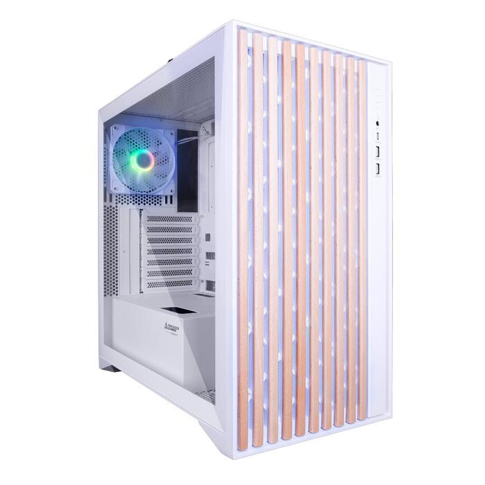 Casing PARADOX GAMING BLADESTROM - ATX, MATX Case - WHITE
