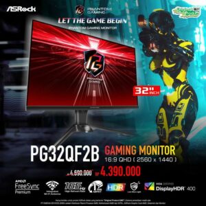 JualASROCK PHANTOM GAMING PG32QF2B &ndash; QHD 165Hz GAMING MONITOR
