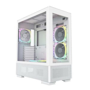 Casing MONTECH SKY TWO - Mid Tower ATX, mATX - Tempered Glass - WHITE