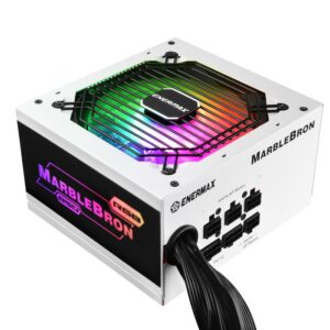 JualENERMAX MARBLEBRON RGB 850W 80+ BRONZE SEMI MODULAR – WHITE