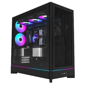 Casing MONTECH HS01 PRO - MID TOWER ATX CASE PC - BLACK