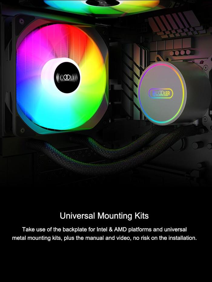 PCCOOLER / PCCOOLER GI-CL120VC PRO - LIQUID CPU COOLER 120mm - Image 4