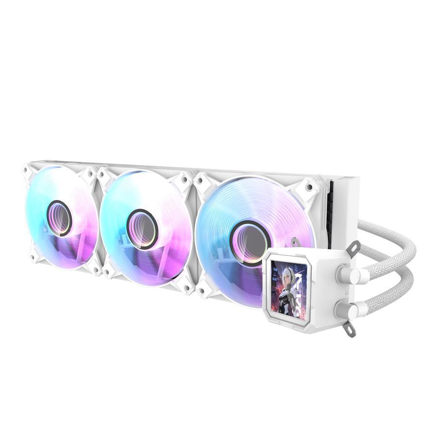 darkFlash WAVE DV360S Liquid CPU Cooler - Putih - Image 3