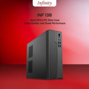 JualCasing INFINITY 138 + PSU 300W &ndash; Slim Case MICRO ATX