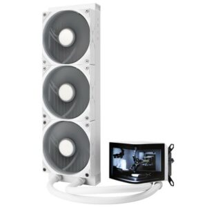 TRYX PANORAMA 360 LCD WHITE 360MM - Liquid CPU Cooler - WHITE