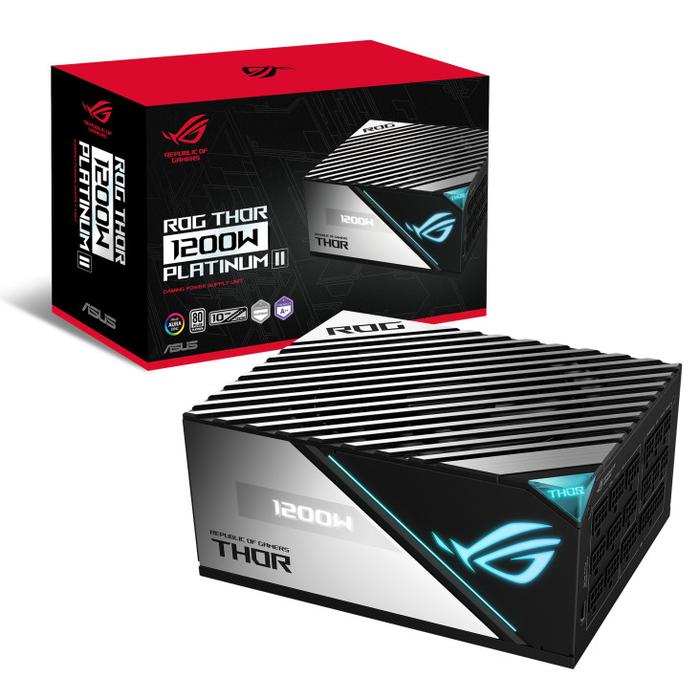 Power Supply ASUS ROG THOR 1200P2 RGB 1200W 80+ PLATINUM FULLY MODULAR