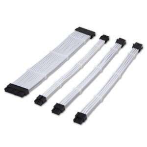 Tecware Flex Sleeved Extensions Cables - White