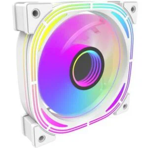 JualAigo DarkFlash INFINITY 24R PRO REVERSE ARGB Single Fan 12CM &ndash; White