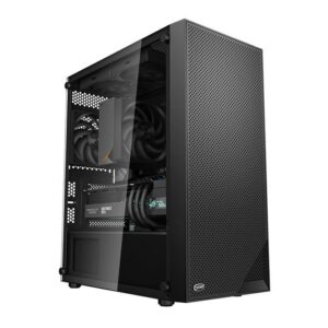 Casing PC COOLER / PCCOOLER C3-B310 mATX - Free 4 FAN RGB - Black