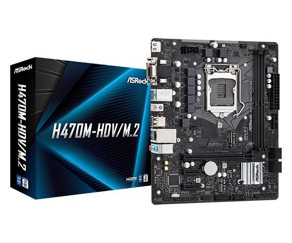 ASRock H470M-HDV/M.2 (Intel LGA 1200, Gen 10)