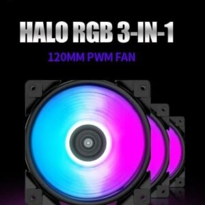 FAN CASING PCCOOLER / PC COOLER HALO 3in1 RGB 3 FAN 12CM