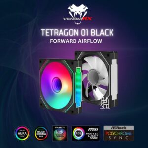Fan ARGB VenomRX Tetragon 01 - Forward Fan