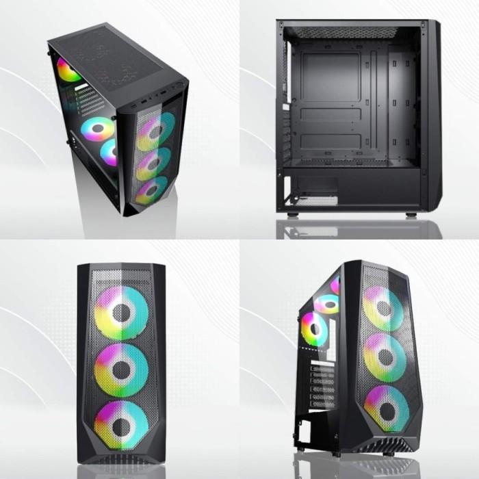 Casing INFINITY SPYDER V2 - mATX, ATX INCLUDE 3 FAN - Image 2
