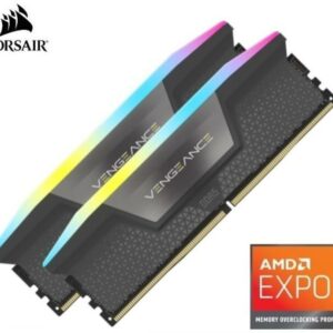 CORSAIR VENGEANCE RGB DDR5 32GB (2X16GB) CMH32GX5M2B-6000Z30K AMD EXPO