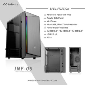 JualCasing INFINITY F05 &ndash; INCLUDE PSU INFINITY 250W