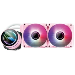 JualAigo DarkFlash TWISTER DX-240 V2 ARGB 240mm AIO Liquid Cooler &ndash; PINK