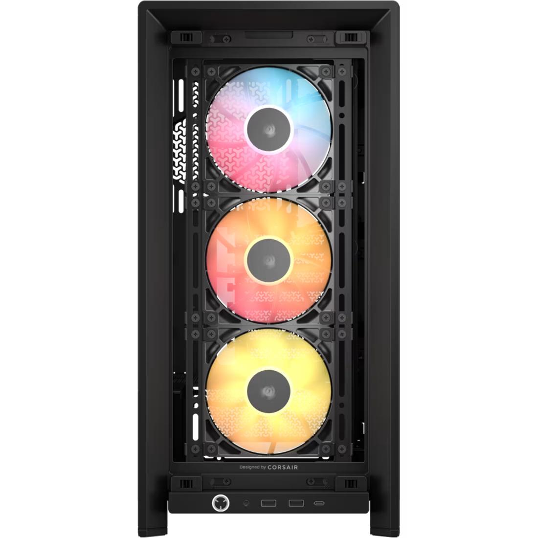 CASING CORSAIR FRAME 4000D ARGB Mid Tower - BLACK - Image 2