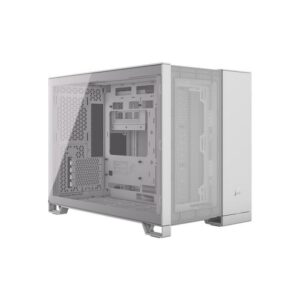 CASING CORSAIR 2500D AIRFLOW WHITE - Micro ATX Dual Chamber PC Case
